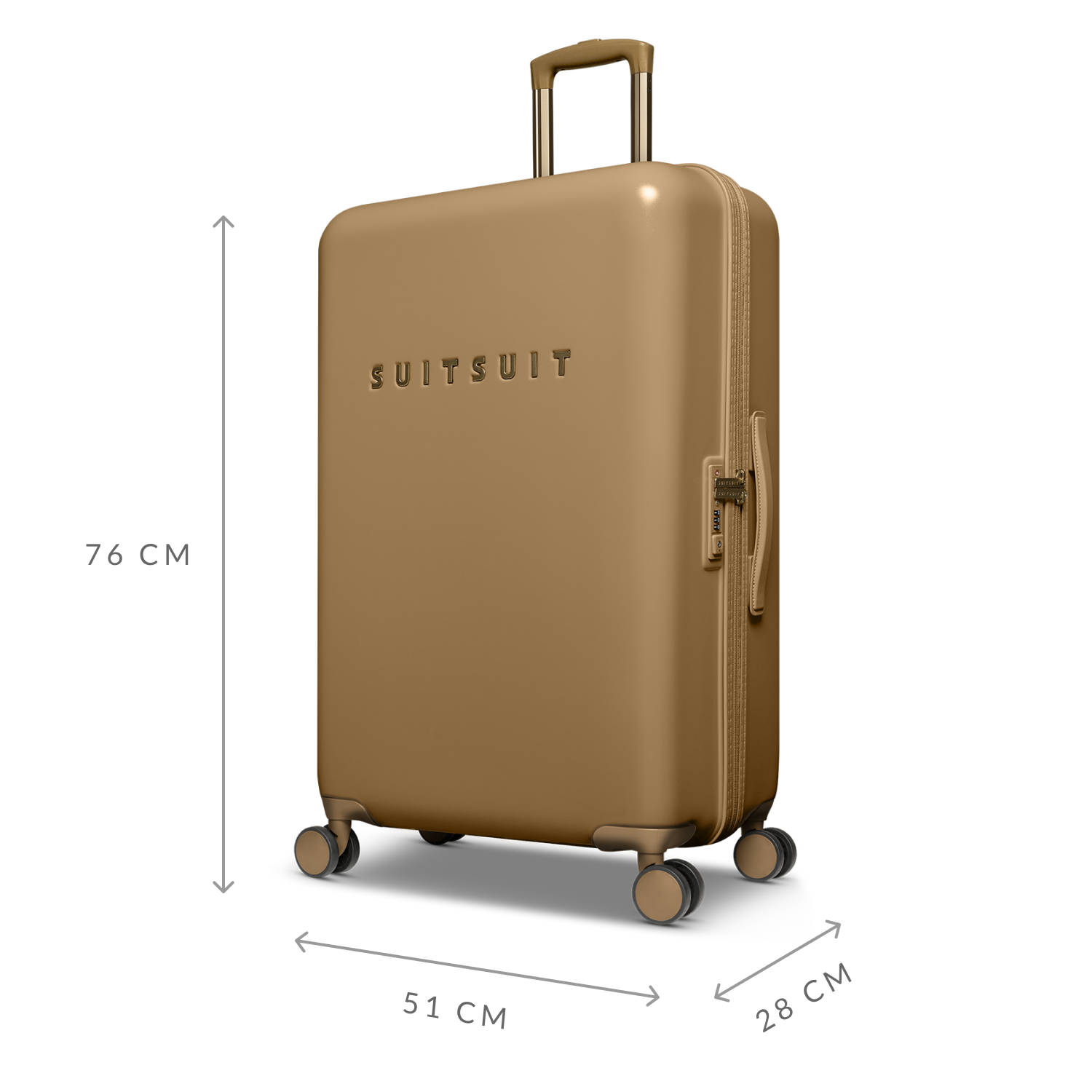 SUITSUIT trolley Fusion 76 cm. Iced Coffee