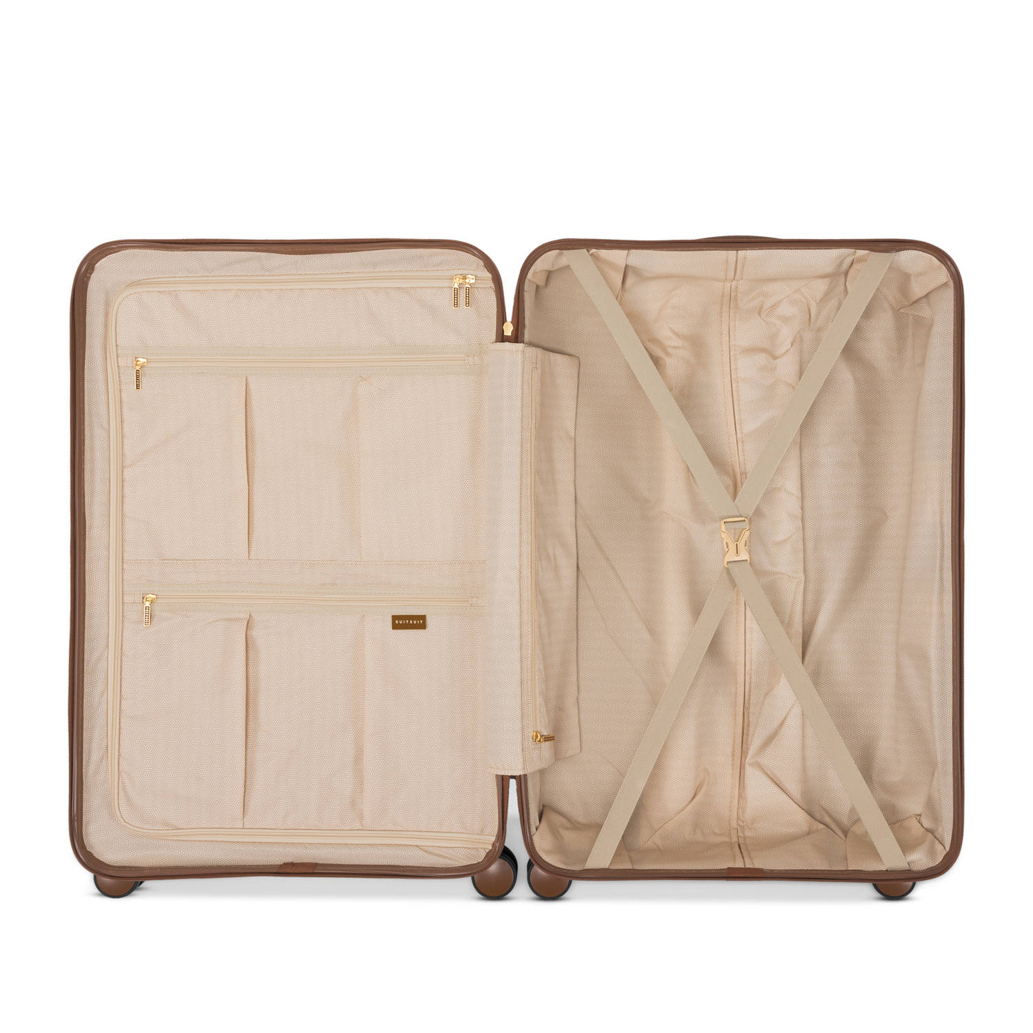 Suitsuit trolley Fab Seventies 76 cm. Taupe