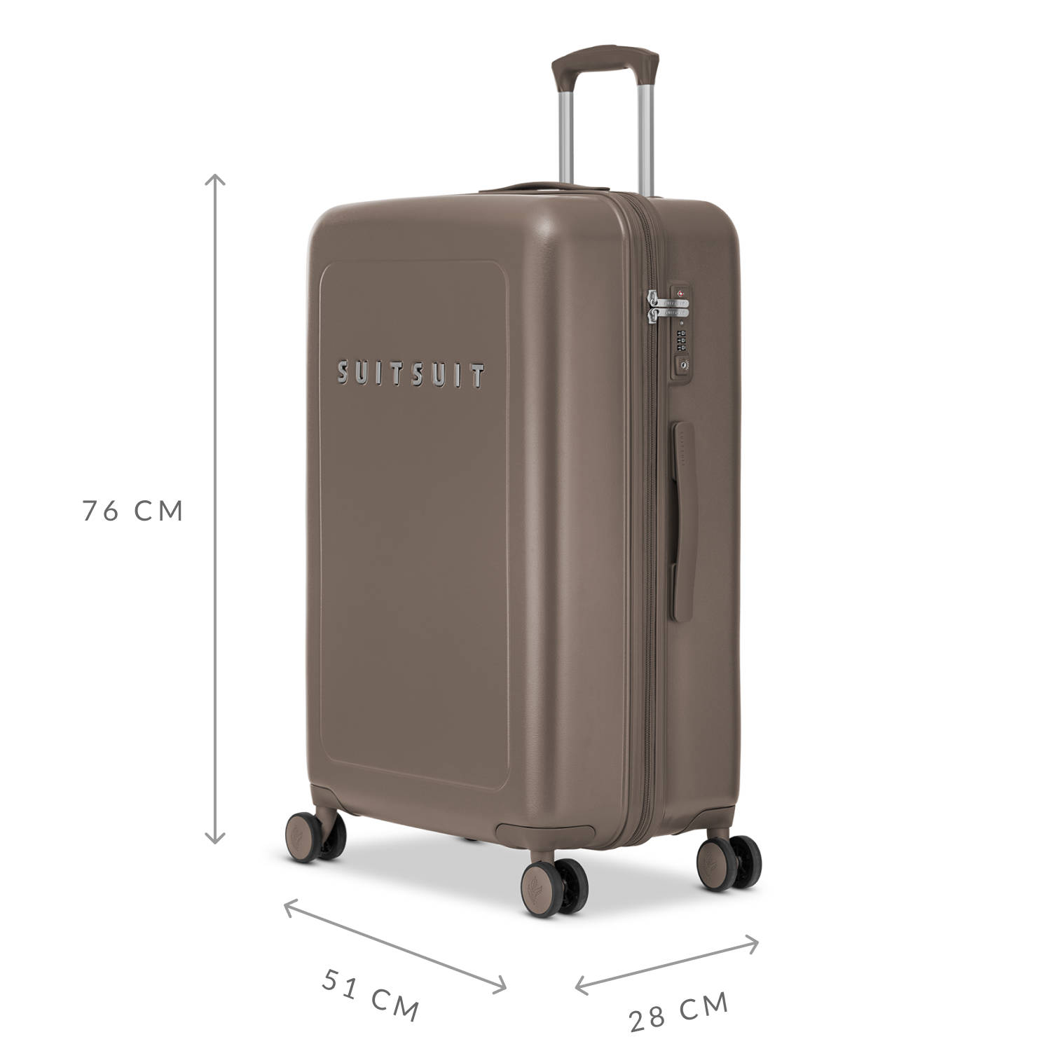 SUITSUIT trolley Natura 76 cm. Plaza Taupe