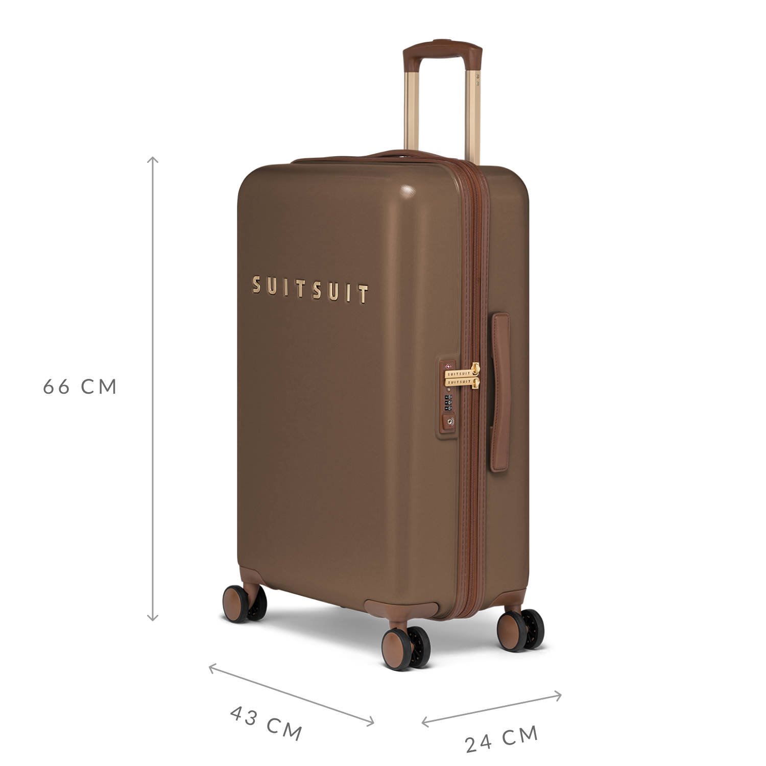 SUITSUIT trolley Fab Seventies 66 cm. Cocoa Brown