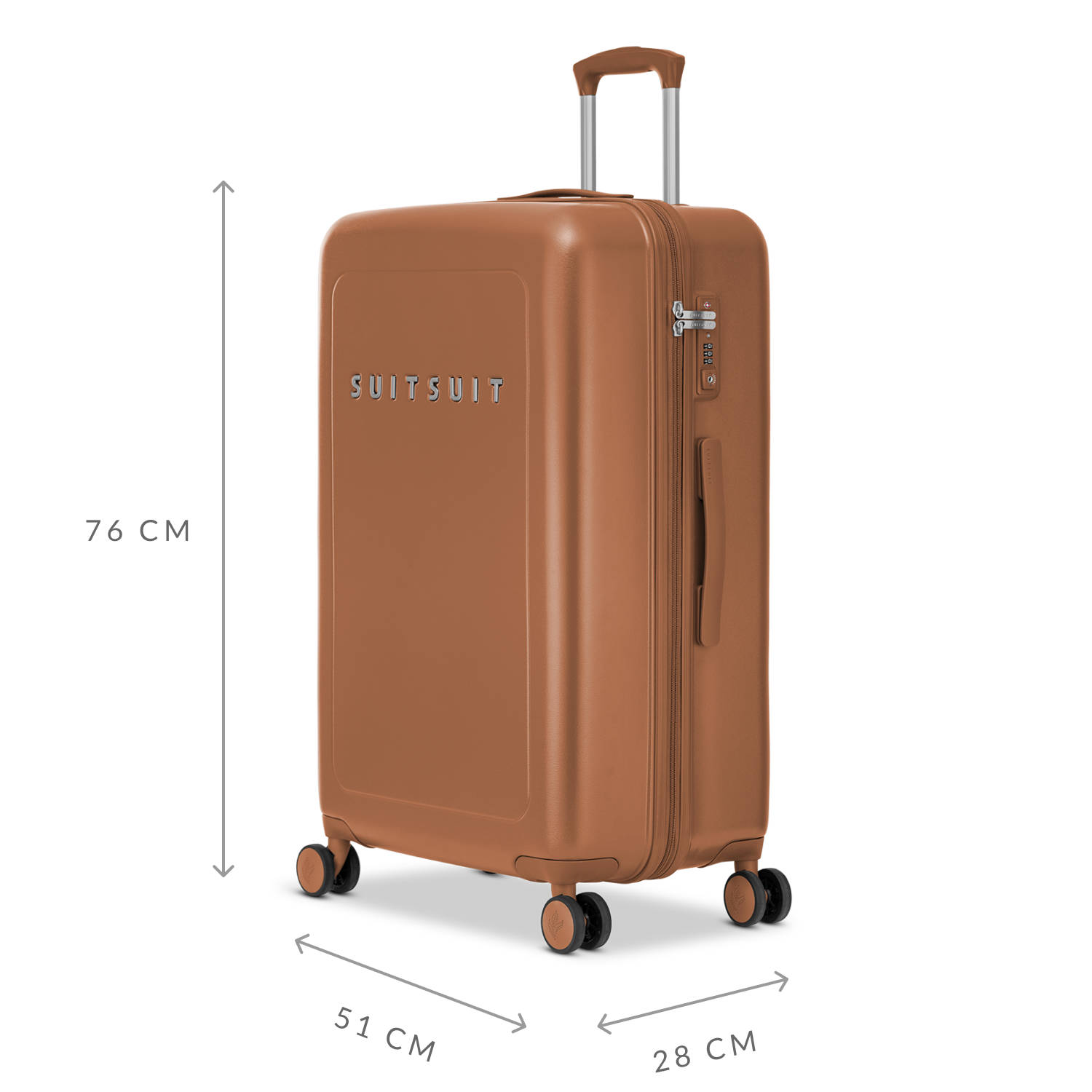 Suitsuit trolley set Natura Maroon Oak