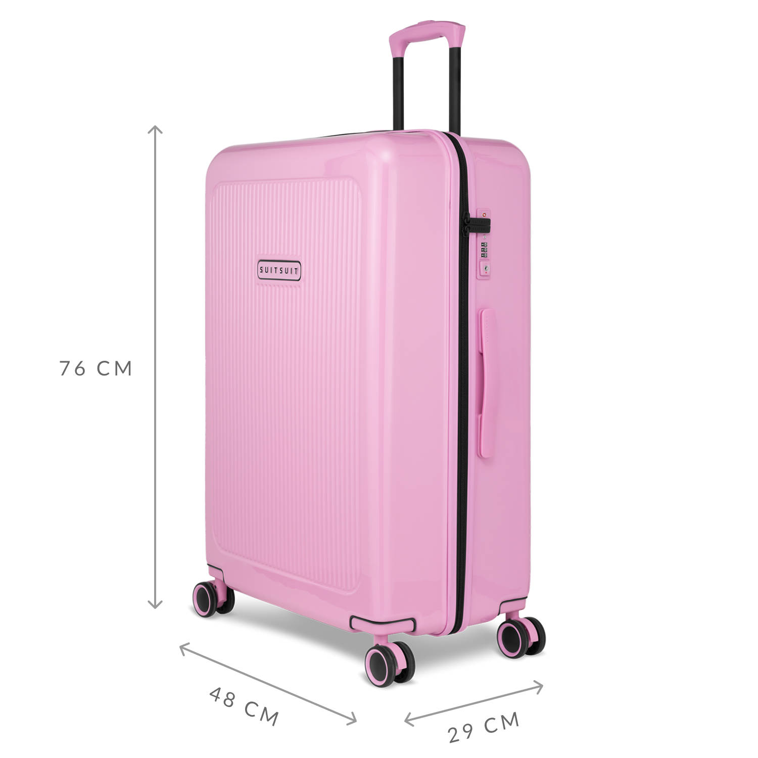Suitsuit trolley set Expression set van 2 Fondant Pink