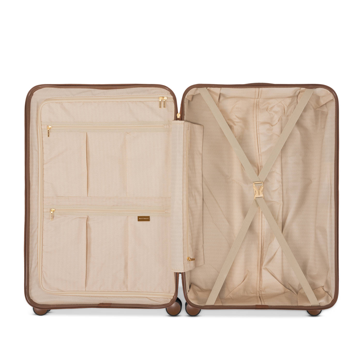 Suitsuit trolley set Fab Seventies set van 2 Limestone