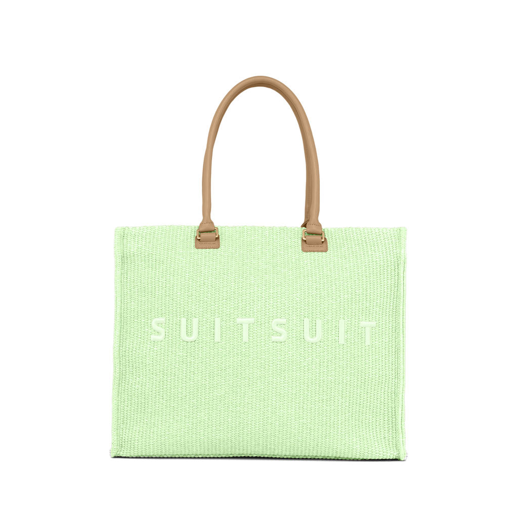 SUITSUIT shopper met logo Fusion groen