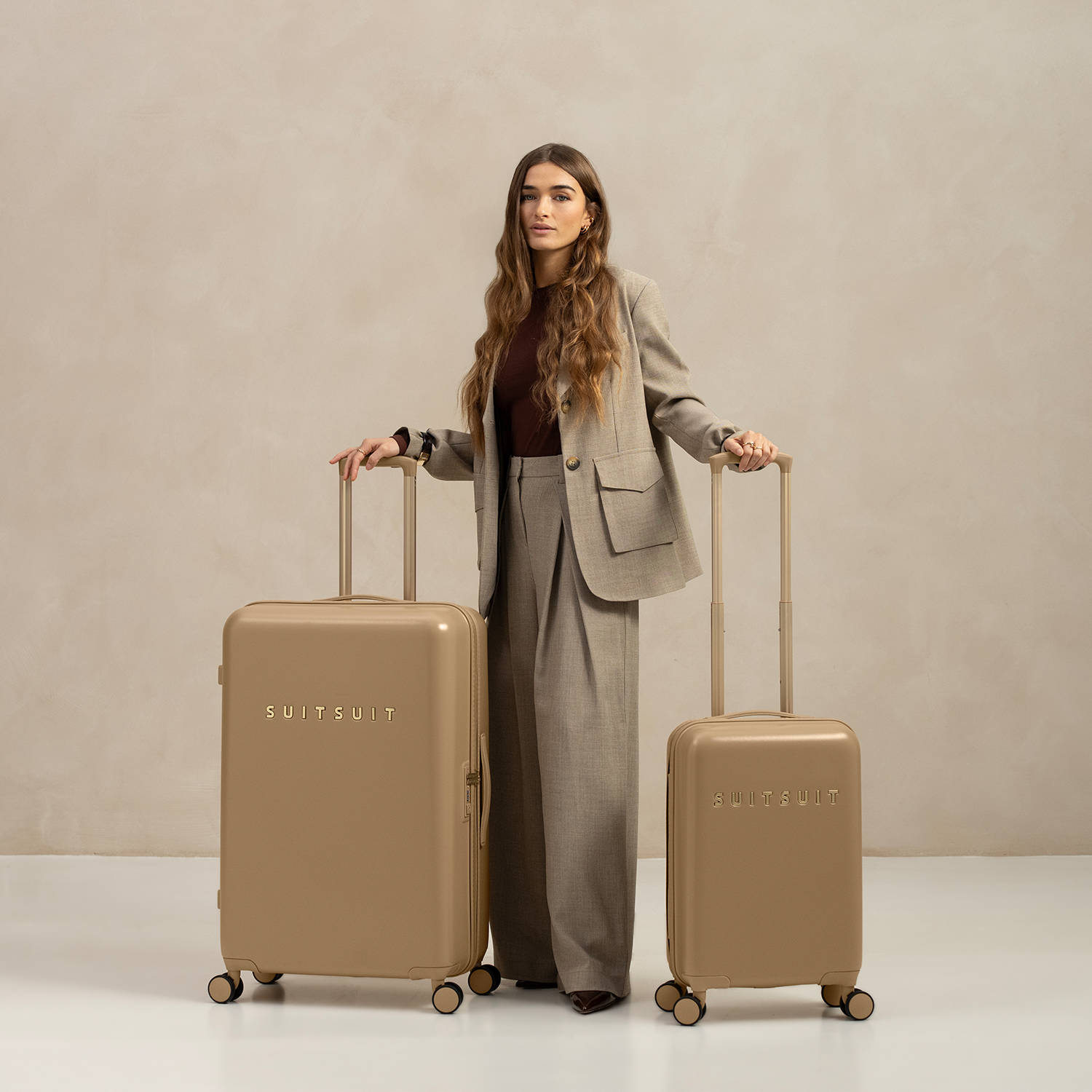 SUITSUIT trolley set Fusion set van 2 Iced Coffee