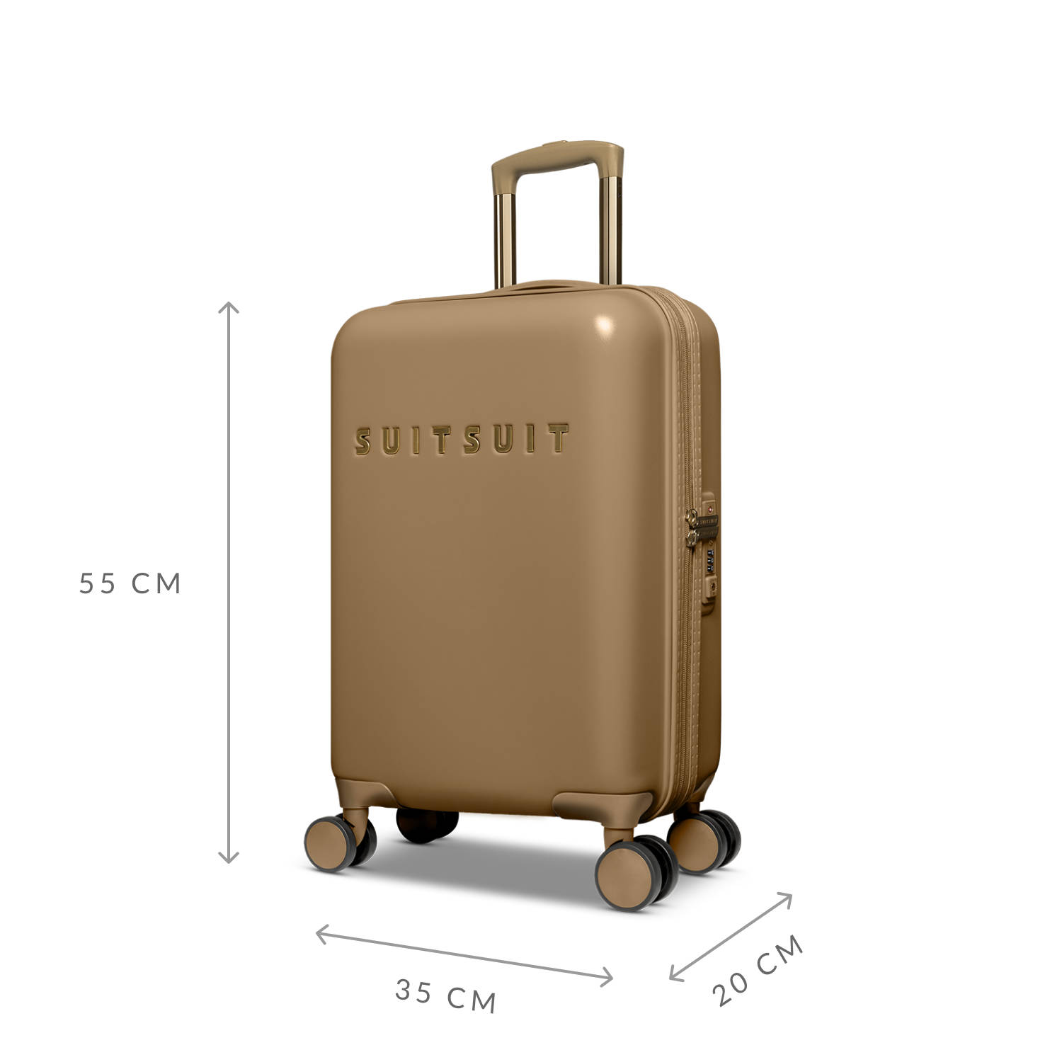 Suitsuit trolley set Fusion set van 2 Iced Coffee