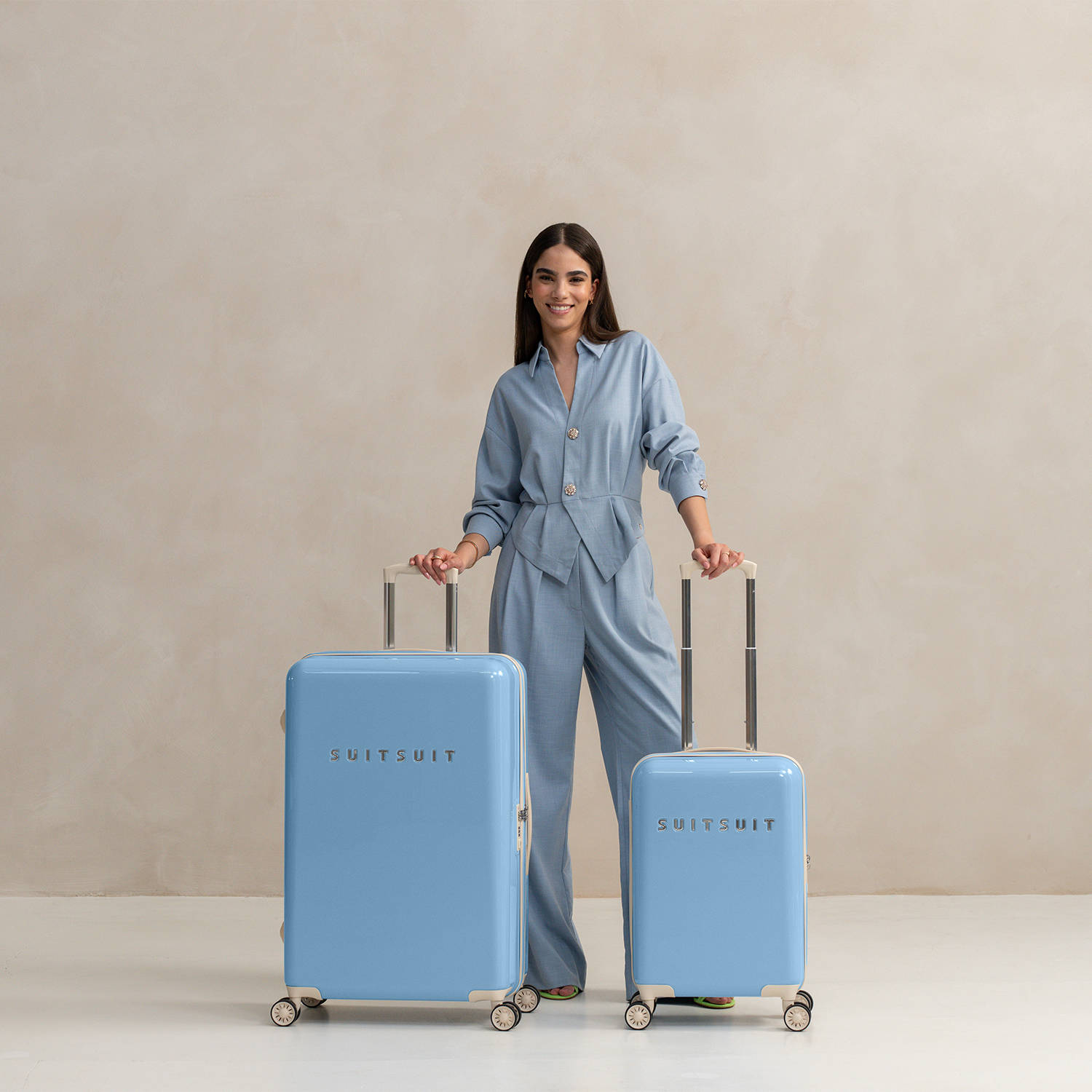Suitsuit trolley set Fabulous Fifties set van 2 Chambray Blue