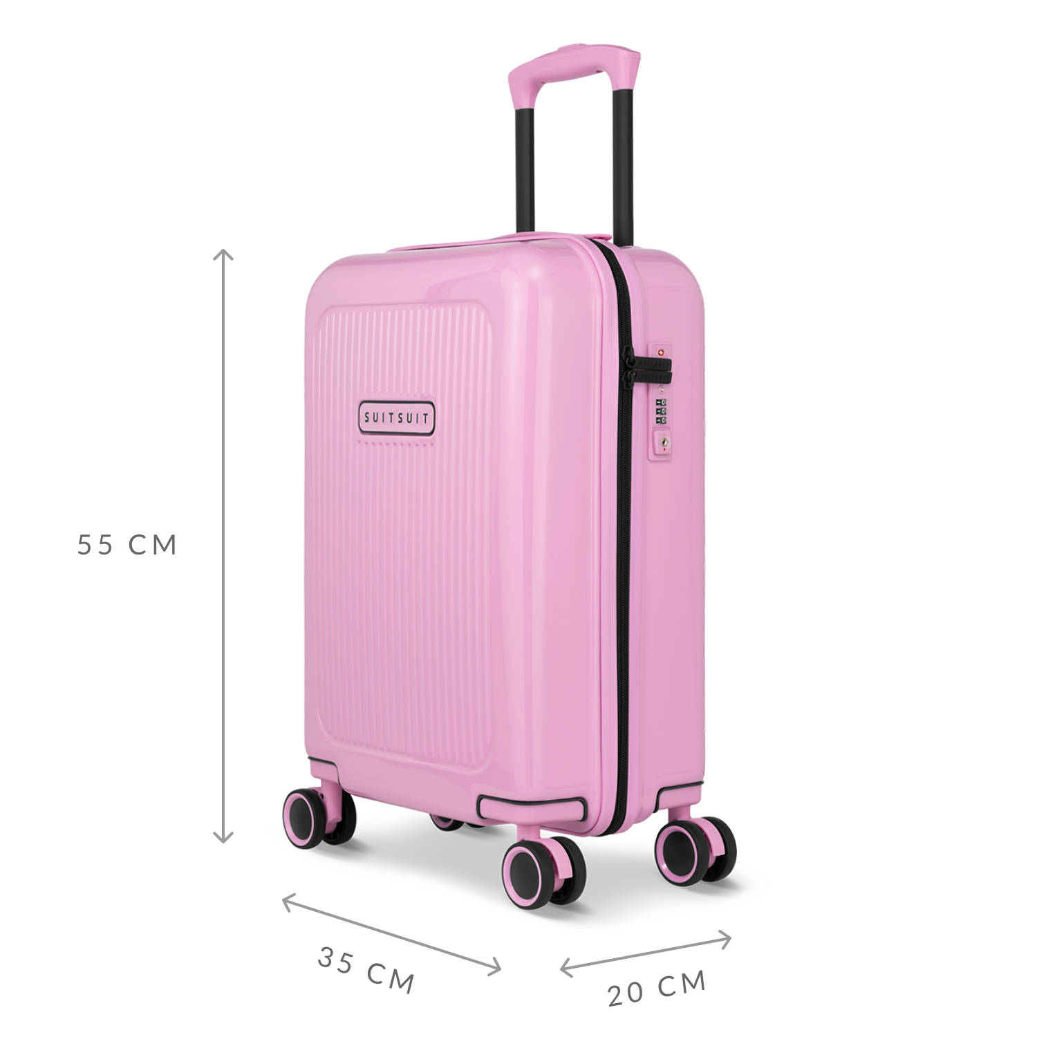 Suitsuit trolley Expression 55 cm. Fondant Pink