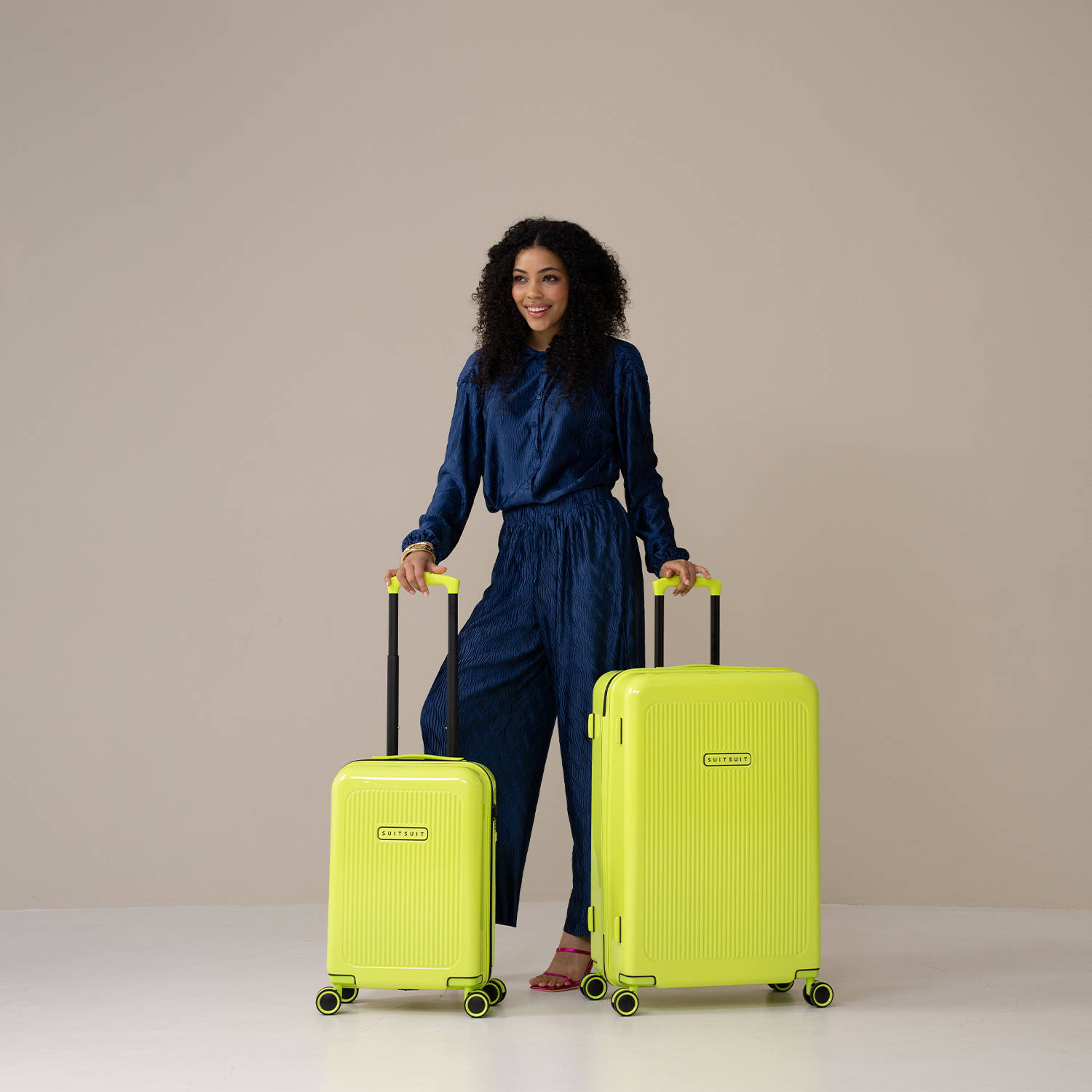 Suitsuit trolley set Expression set van 2 Cyber lime