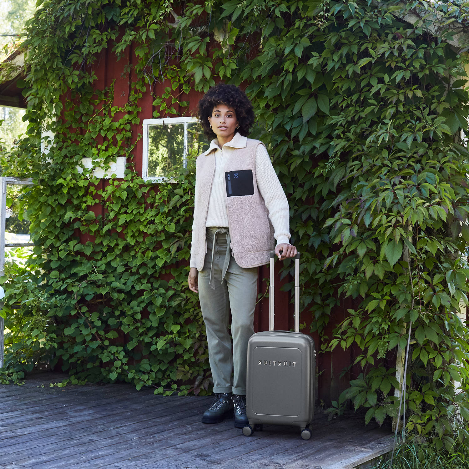 Suitsuit trolley Natura 55 cm. December Sky