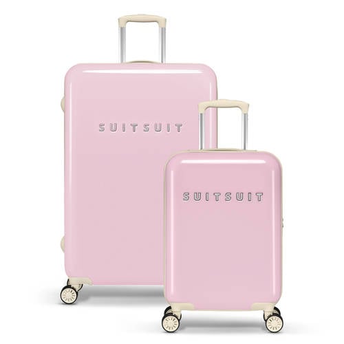 SUITSUIT trolley set Fabulous Fifties - set van 2 Pink Dust afbeelding