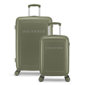 trolley set Natura - Dark Olive (set van 2)