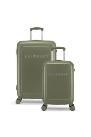 trolley set Natura - Dark Olive (set van 2)