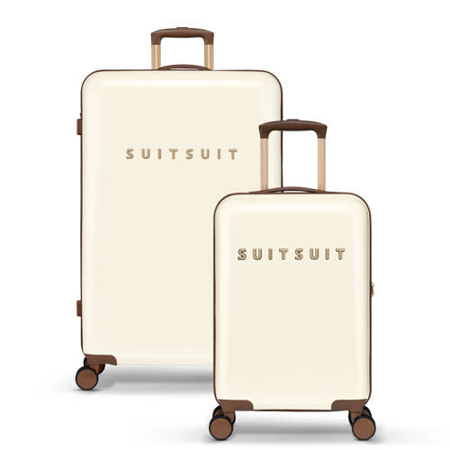 SUITSUIT trolley set Fab Seventies - set van 2 Antique White afbeelding