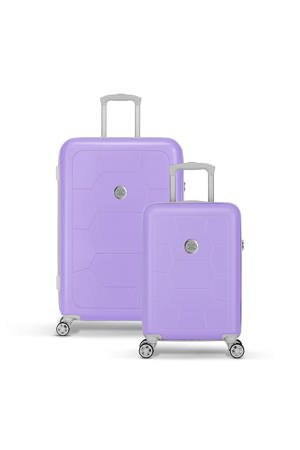 trolley set Caretta - Bright Lavender (set van 2)