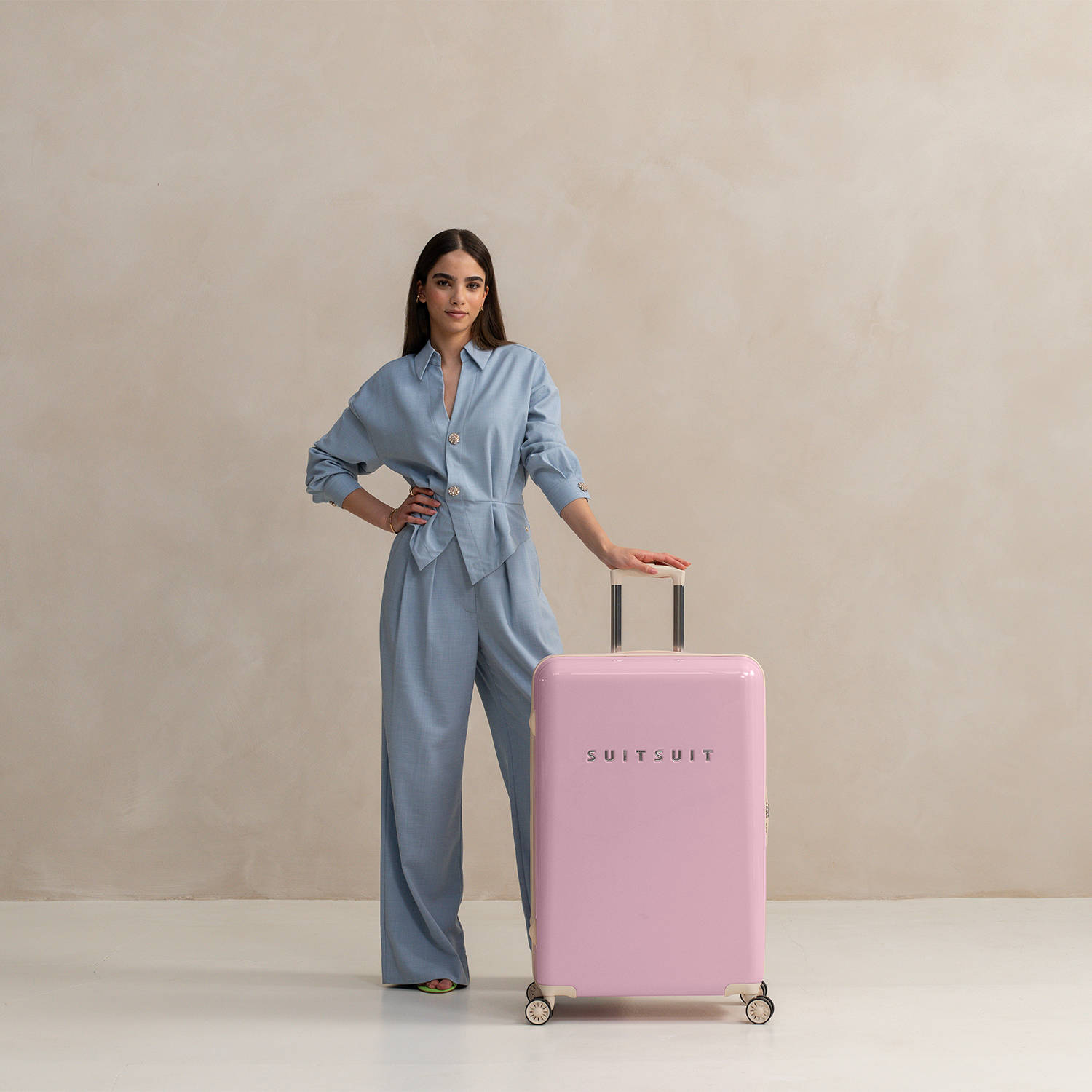 Suitsuit trolley Fabulous Fifties 76 cm. Pink Dust