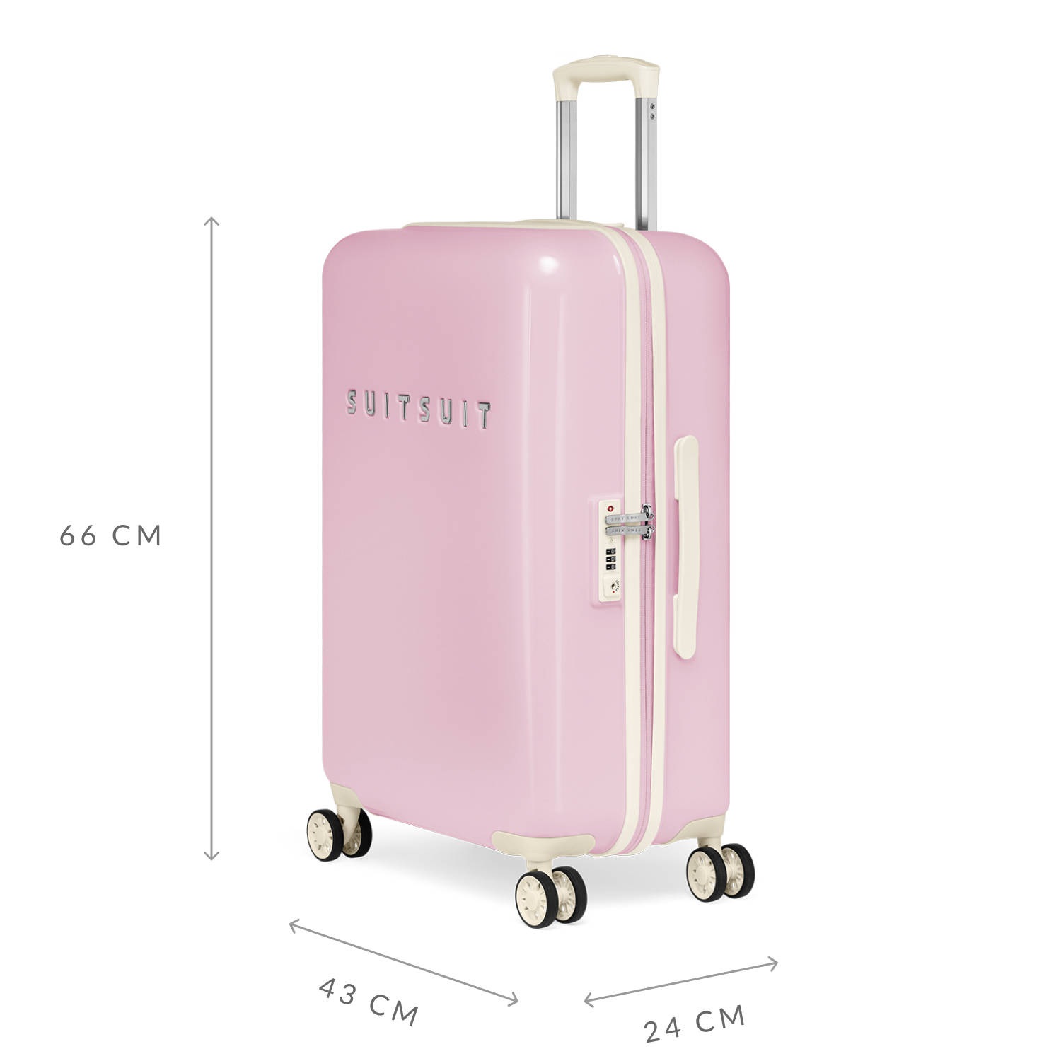 Suitsuit trolley Fabulous Fifties 66 cm. Pink Dust