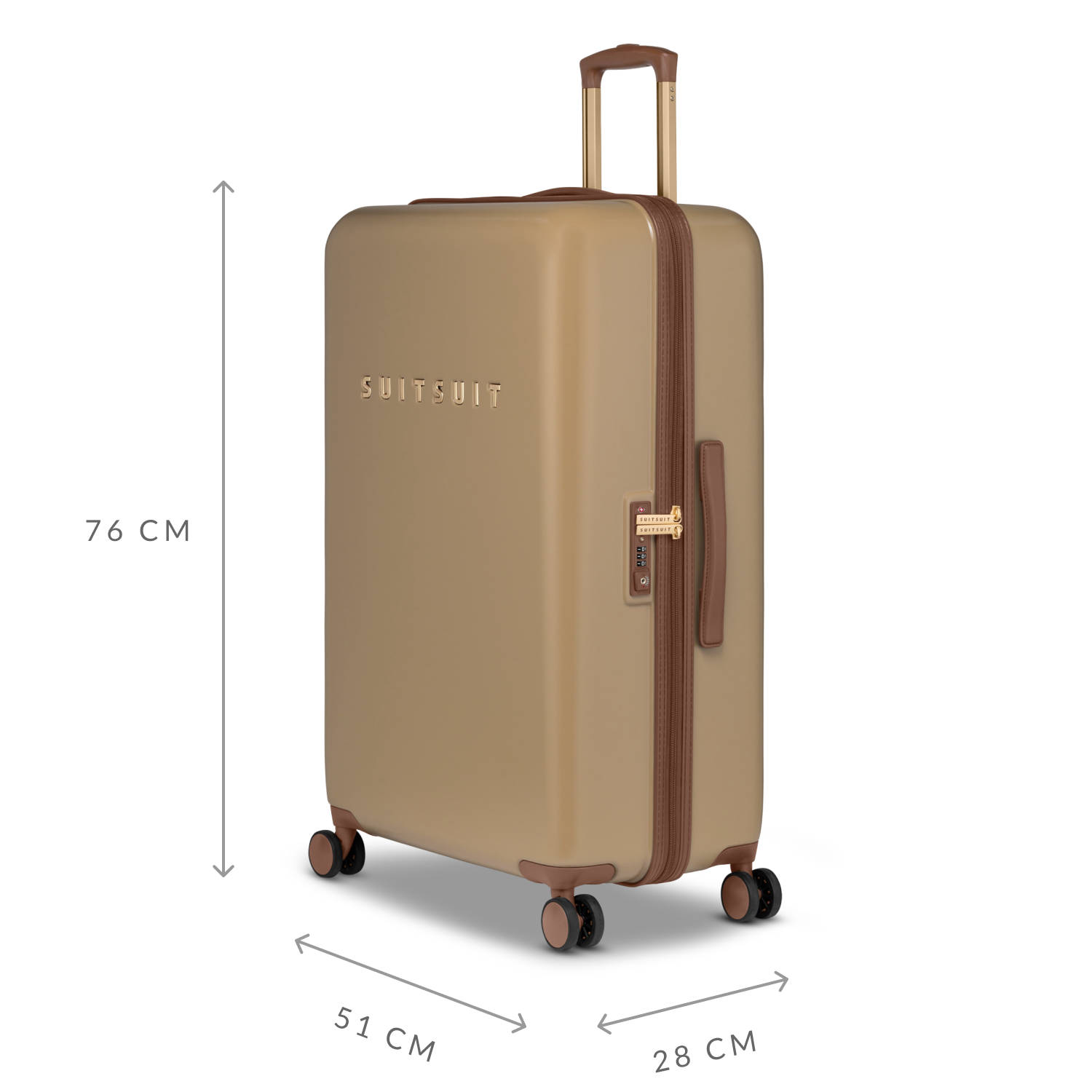 SUITSUIT trolley set Fab Seventies set van 2 Cuban Sand