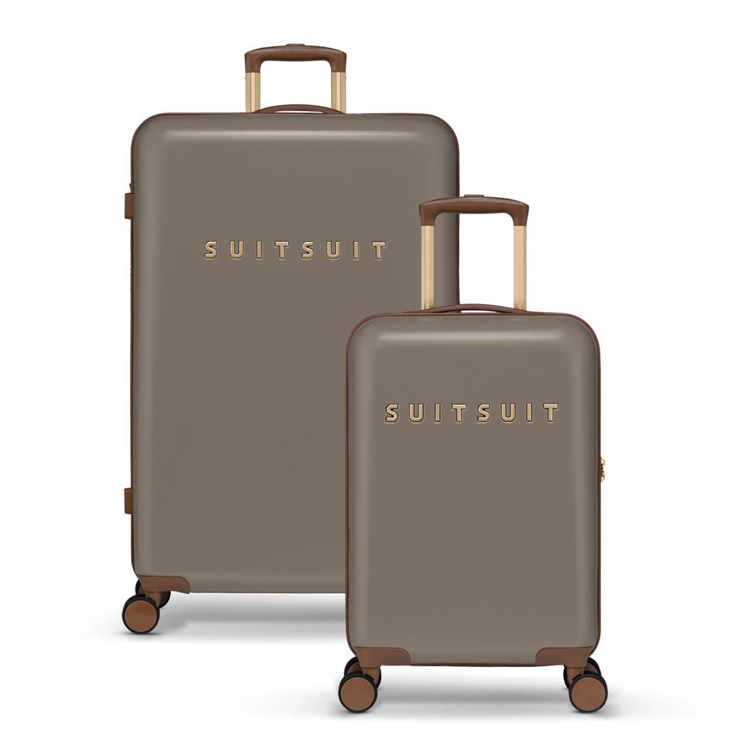 SUITSUIT trolley set Fab Seventies - Taupe (set van 2)