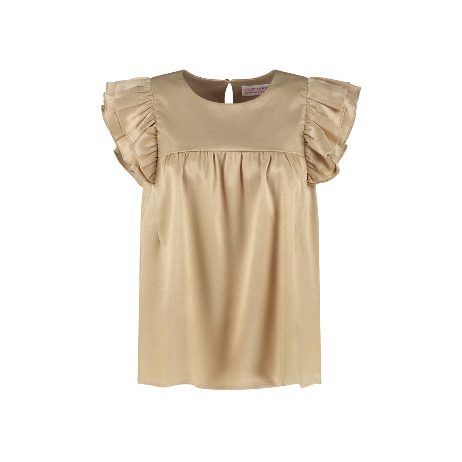 STUDIO AMAYA Dames Tops & T-shirts Lea Beige