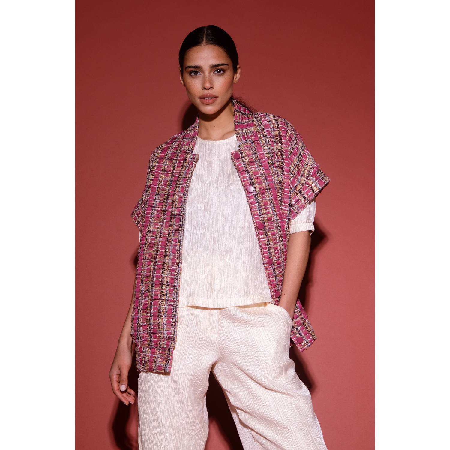 AMAYA AMSTERDAM Dames Tops & T-shirts Danielle Top Ecru