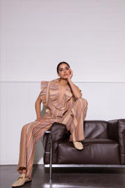 thumbnail: AMAYA Amsterdam linnen gilet multi
