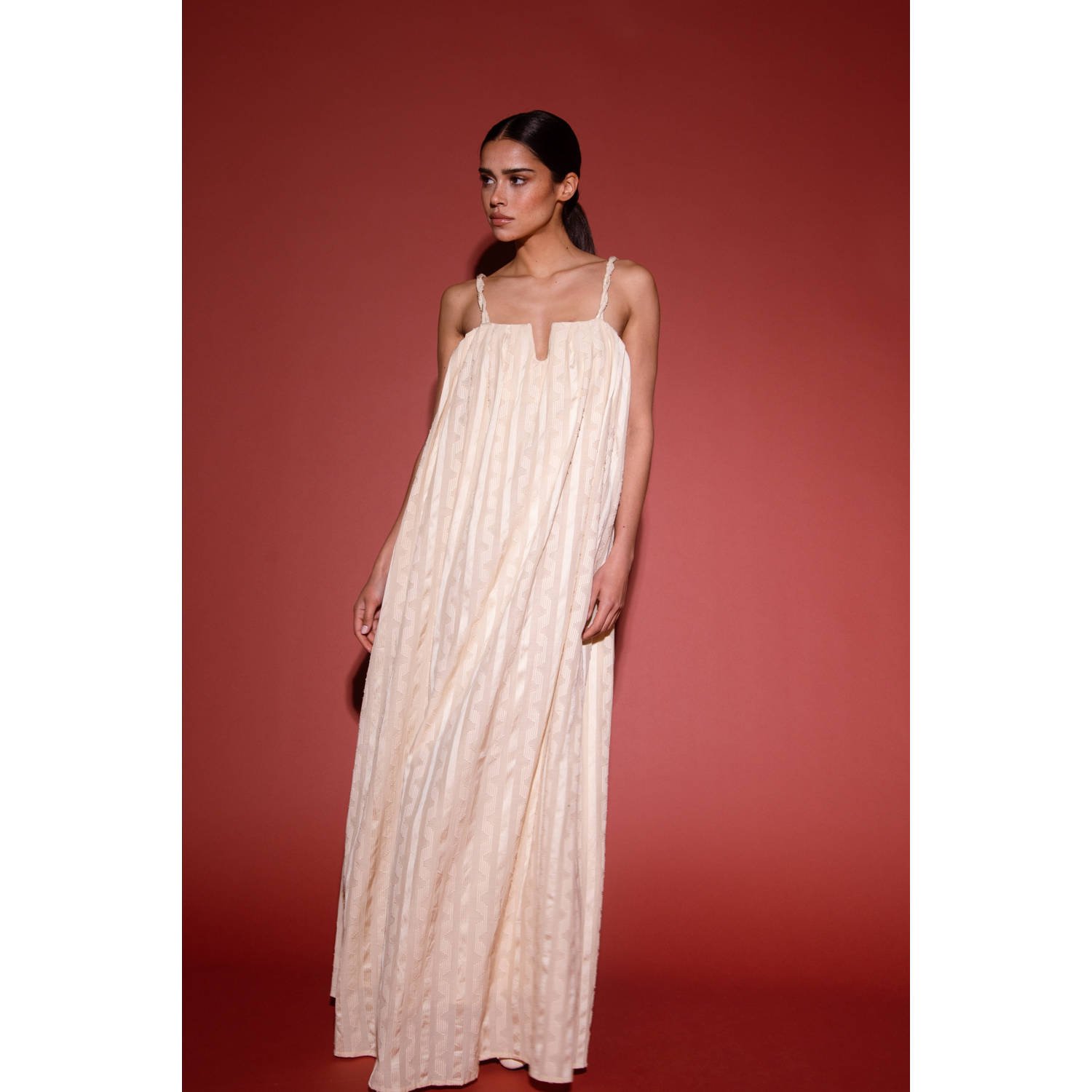 AMAYA AMSTERDAM Dames Jurken Kira Dress Ecru