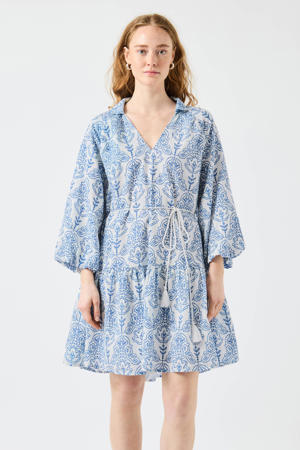 zomerjurk blauw