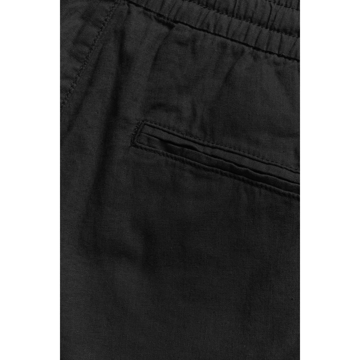 Matinique linnen regular casual short zwart