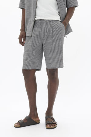 regular chino short grijsbruin