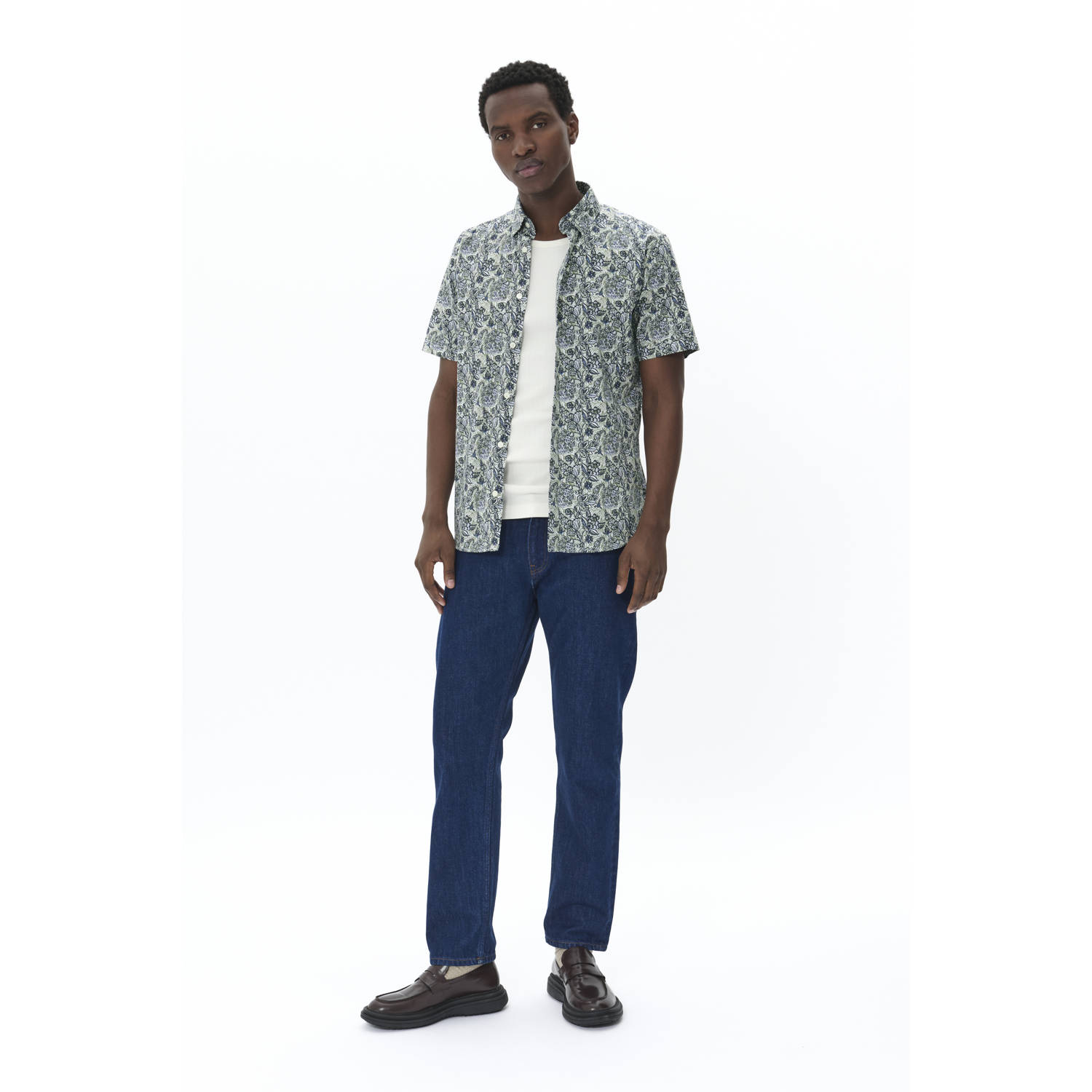 Matinique casual overhemd groen