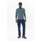 Matinique regular polo met ingebreid patroon blauw