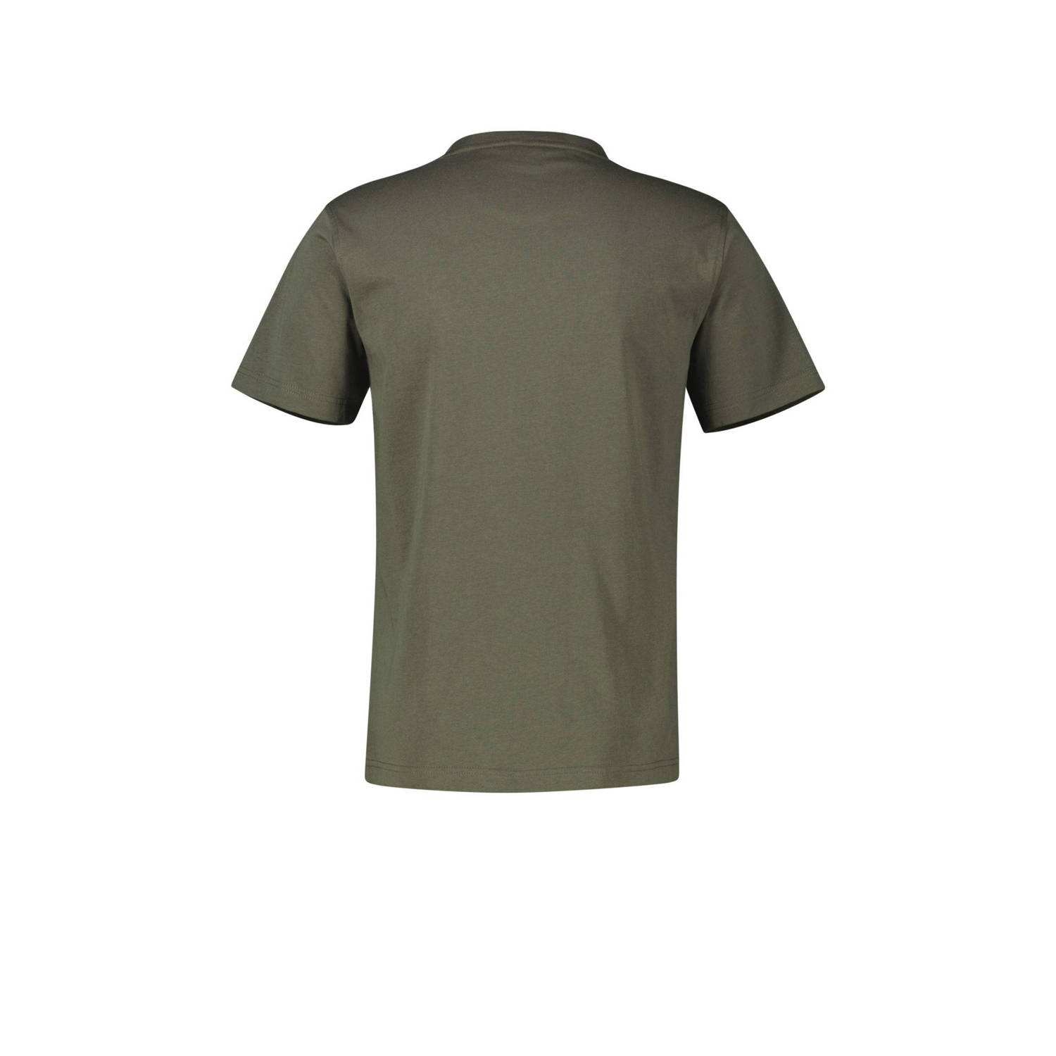 LERROS regular T-shirt donkergroen