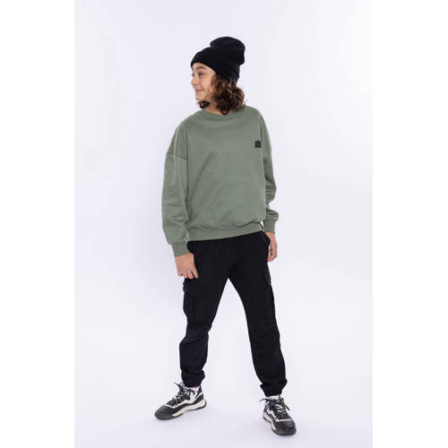 No Way Monday sweater groen afbeelding
