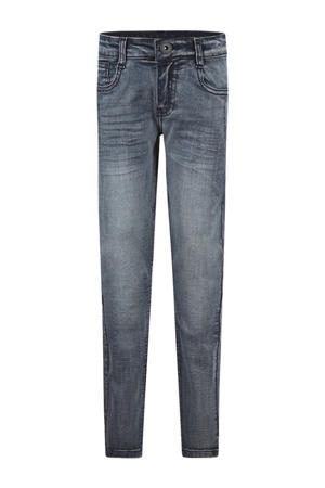 tapered jeans medium blue denim