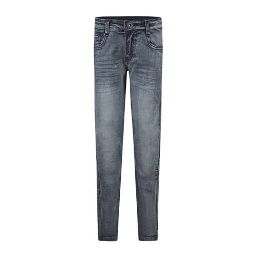 No Way Monday tapered jeans medium blue denim afbeelding