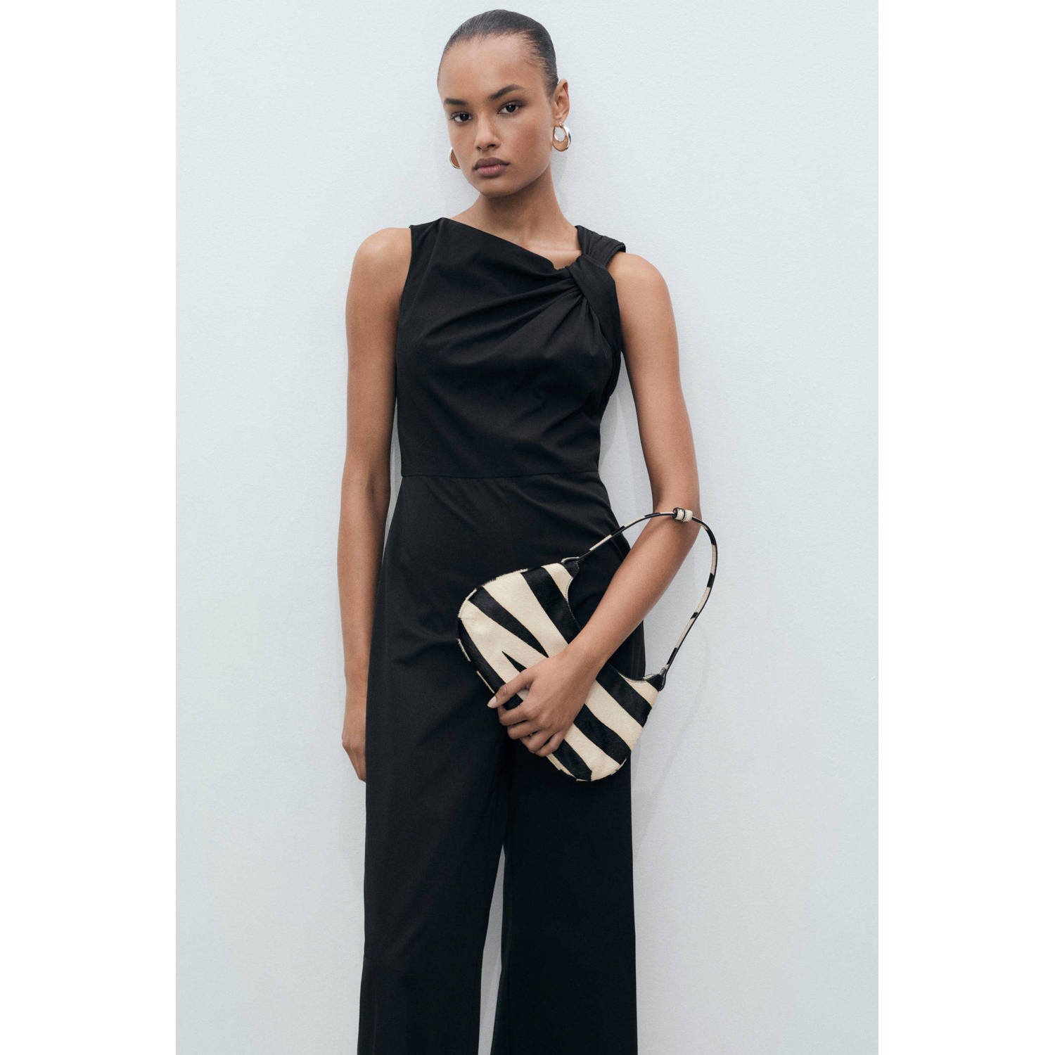 Mango jumpsuit zwart