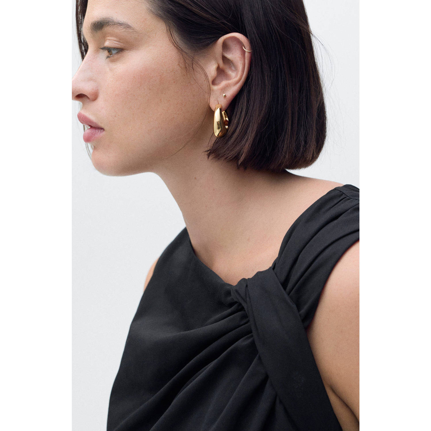 Mango jumpsuit zwart