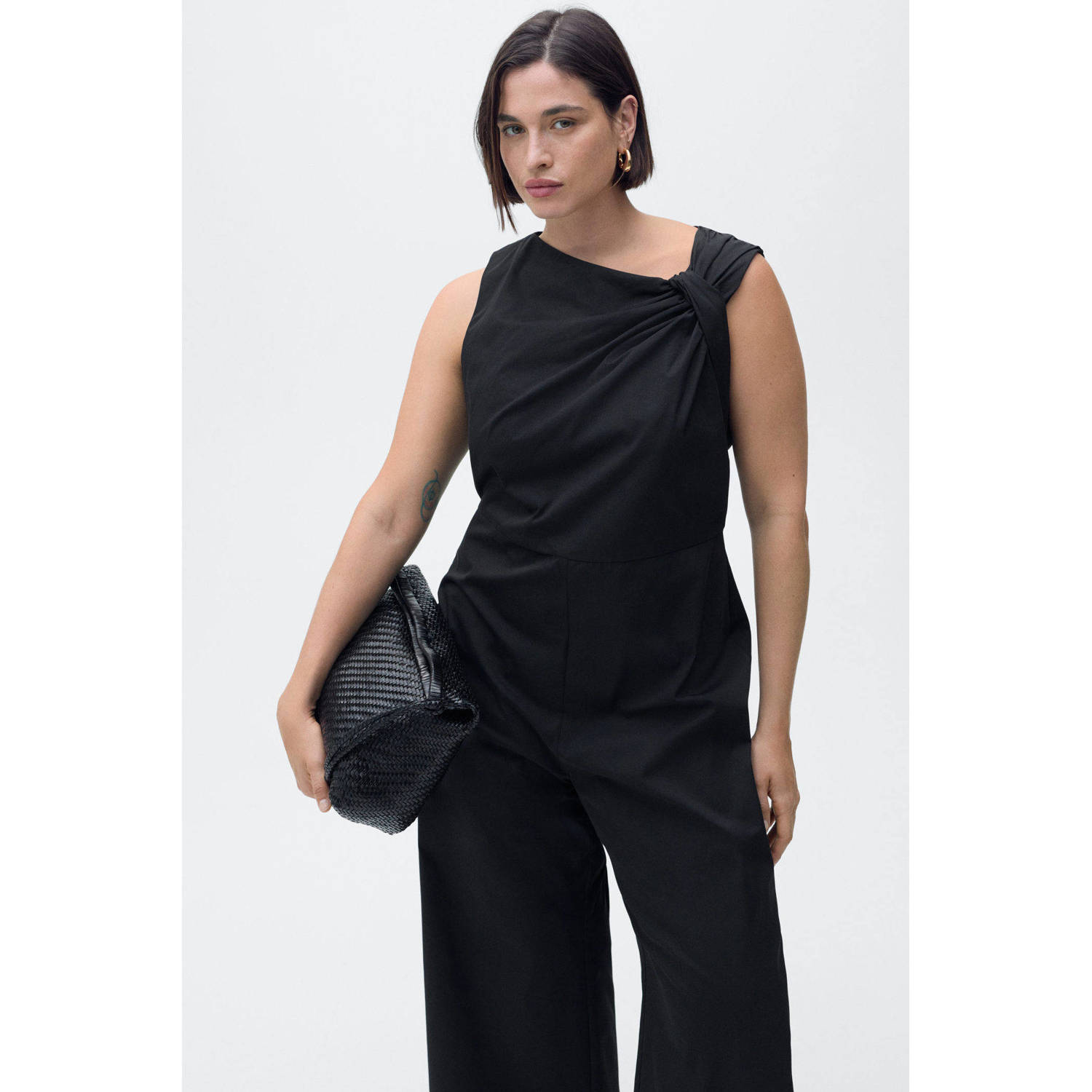 Mango jumpsuit zwart