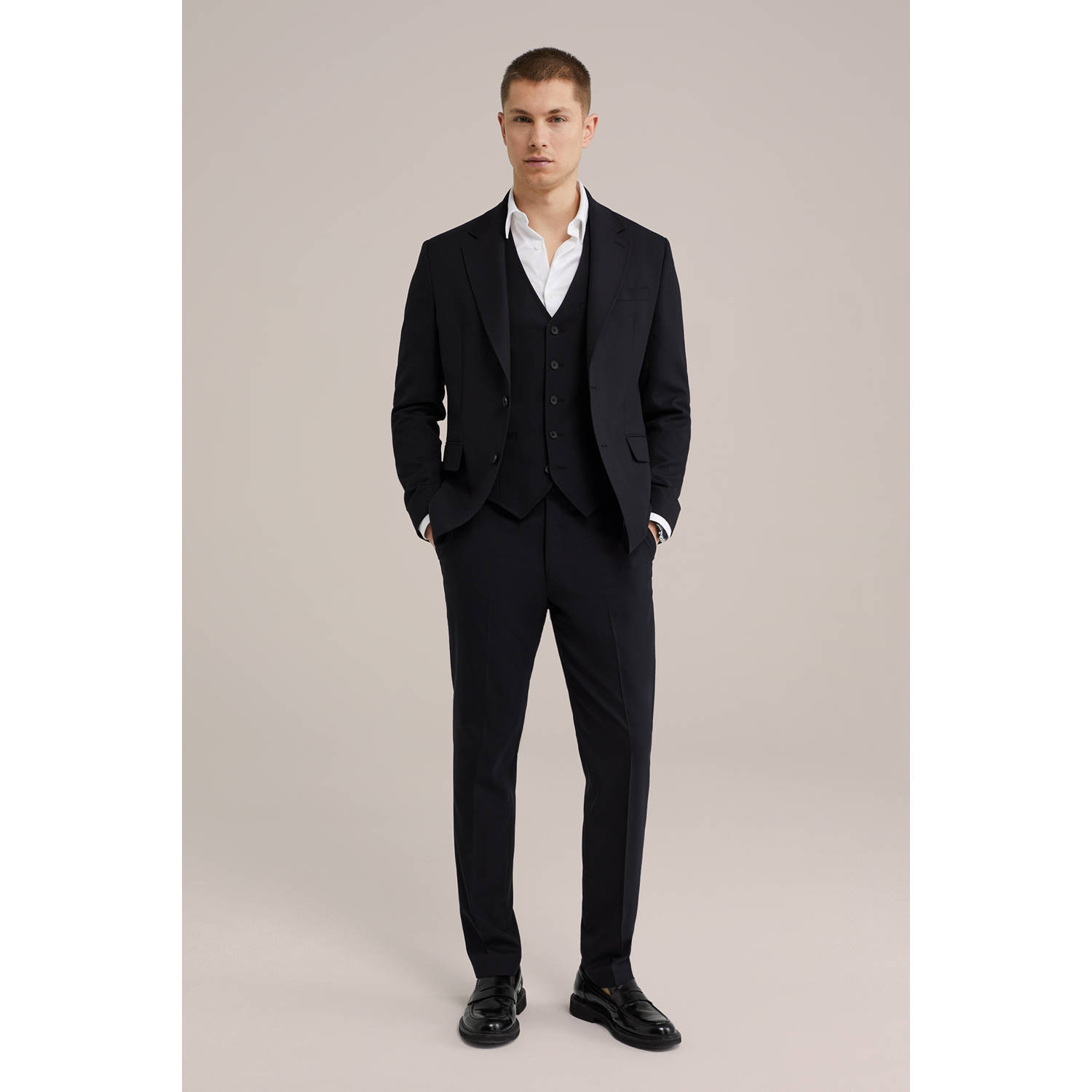 WE Fashion wollen gilet zwart