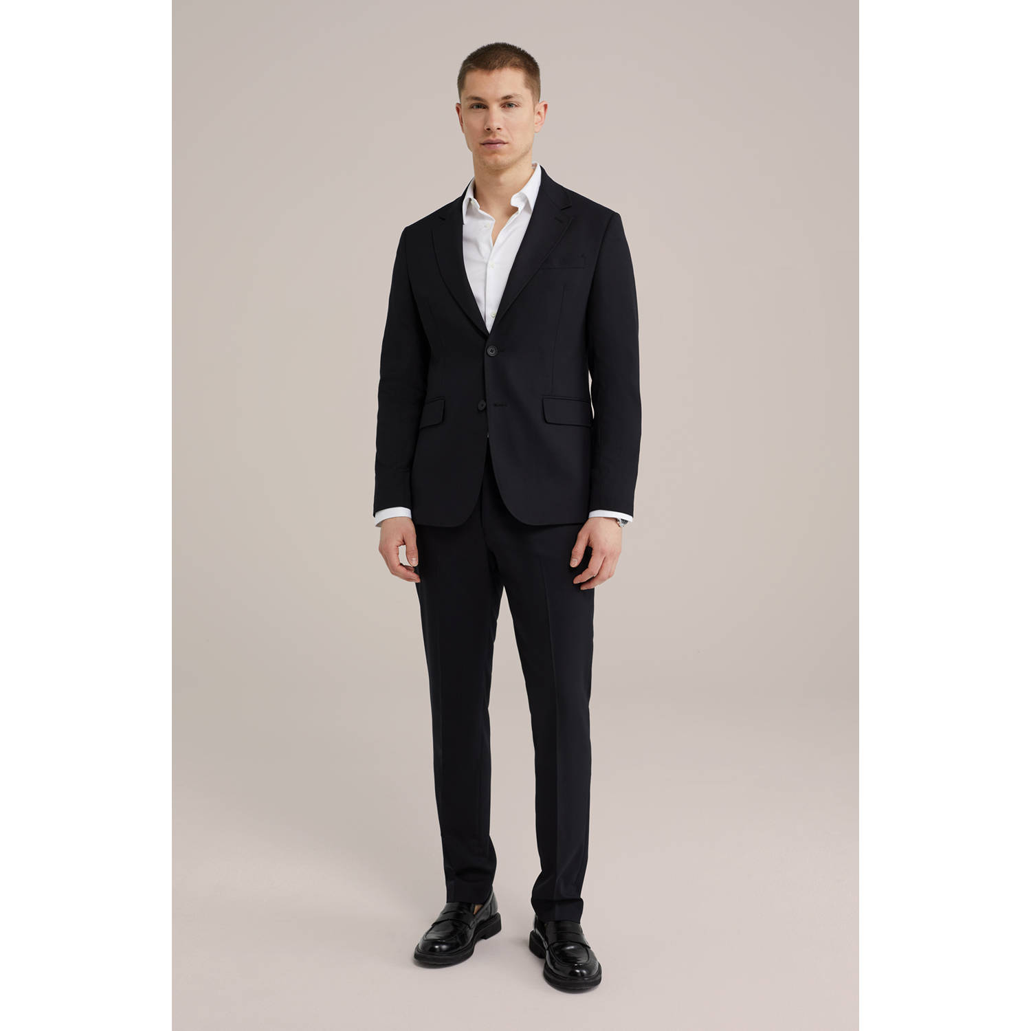 WE Fashion wollen colbert zwart