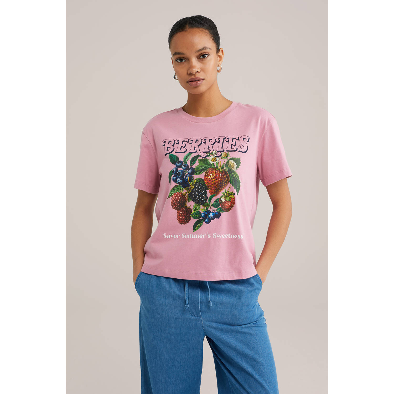 WE Fashion T-shirt roze