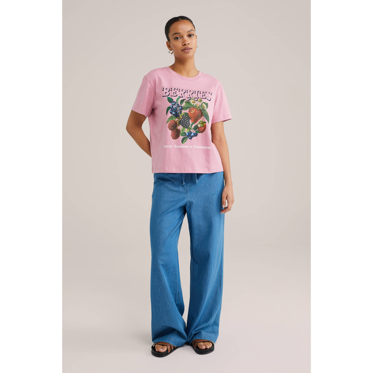 WE Fashion T-shirt roze