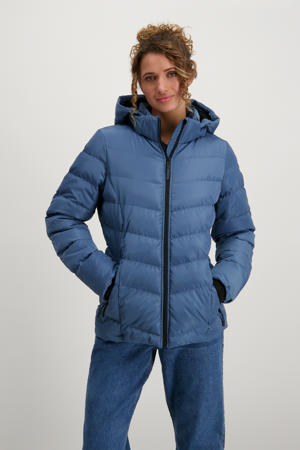 winterjas blauw
