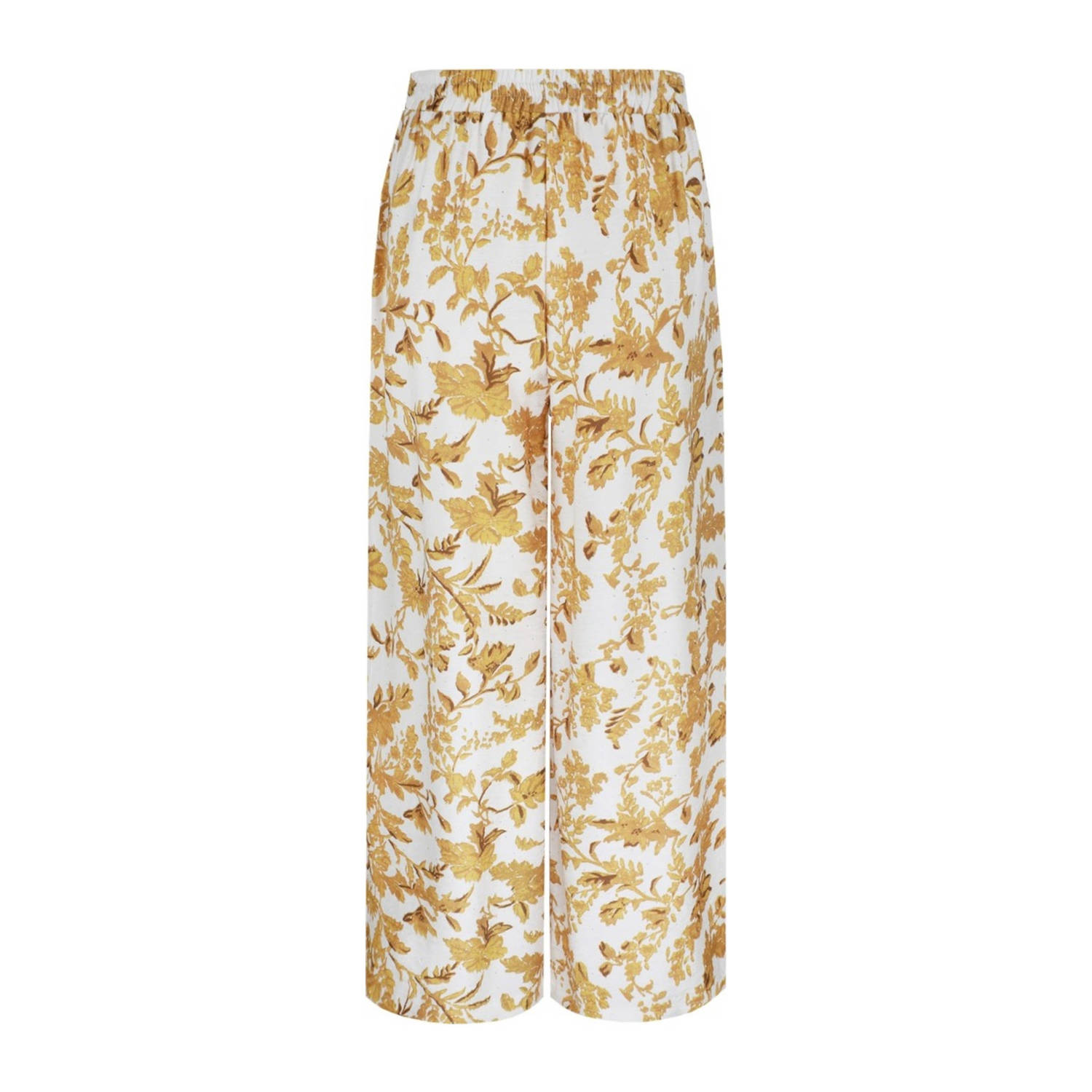 C&S The Label wide leg high waist broek ecru