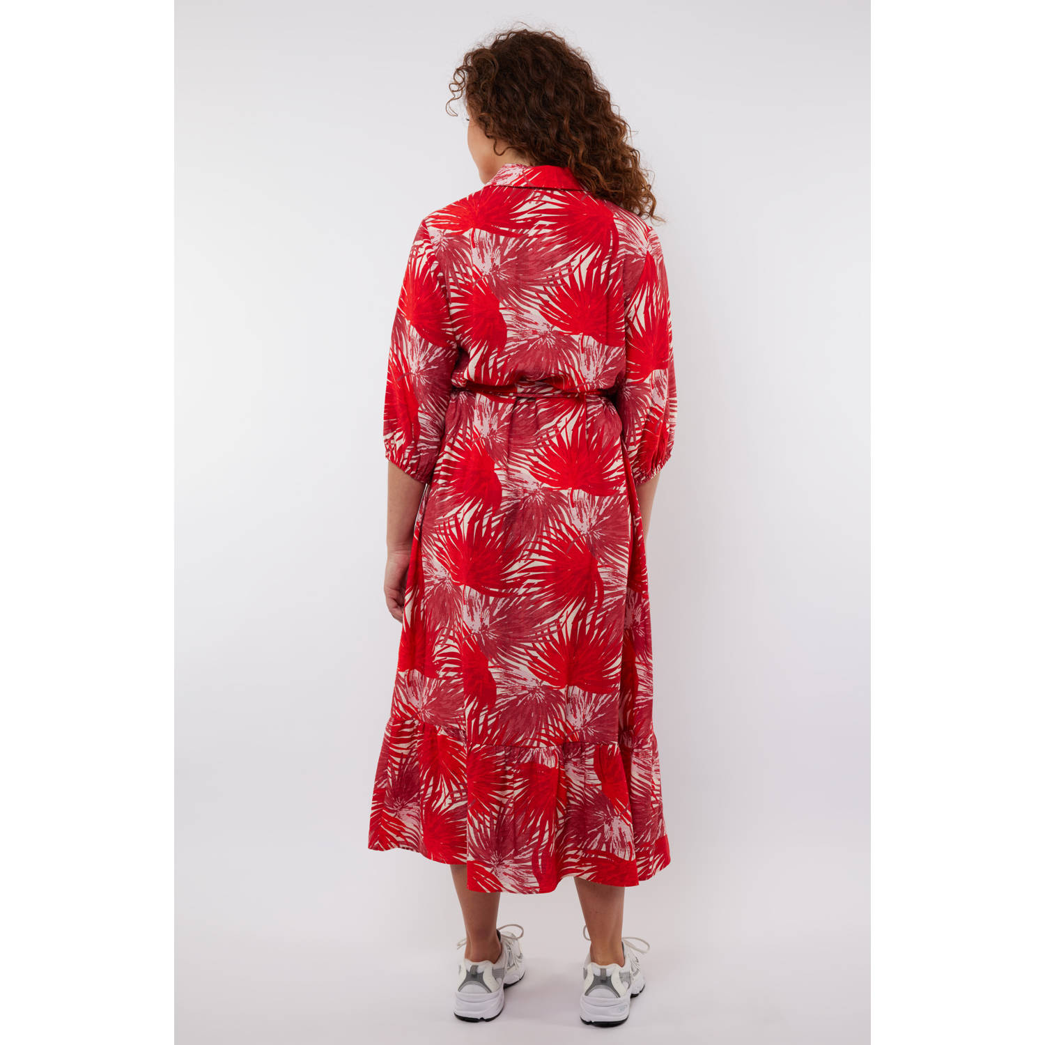 C&S The Label blousejurk rood