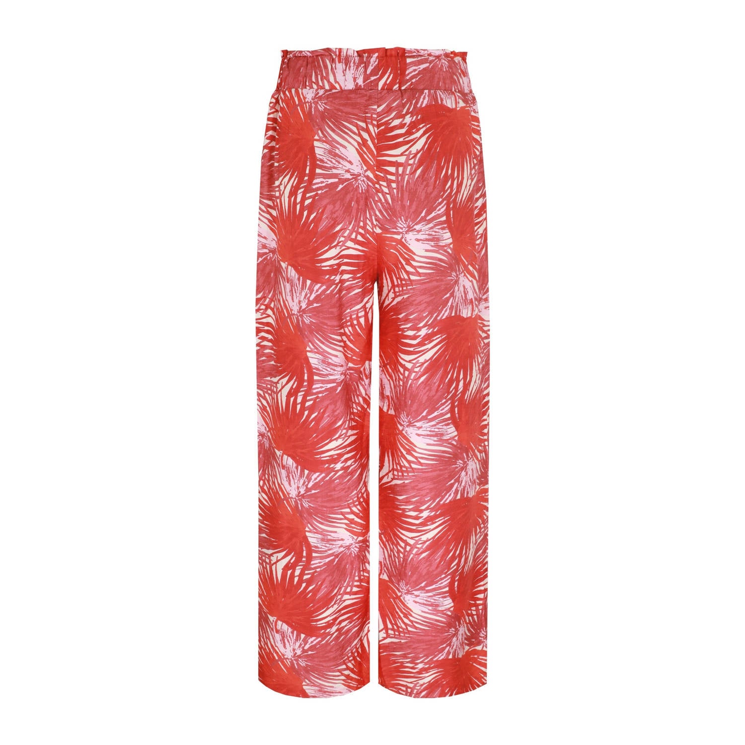 C&S The Label wide leg high waist broek rood
