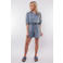 CS the Label high waist casual short medium blue denim