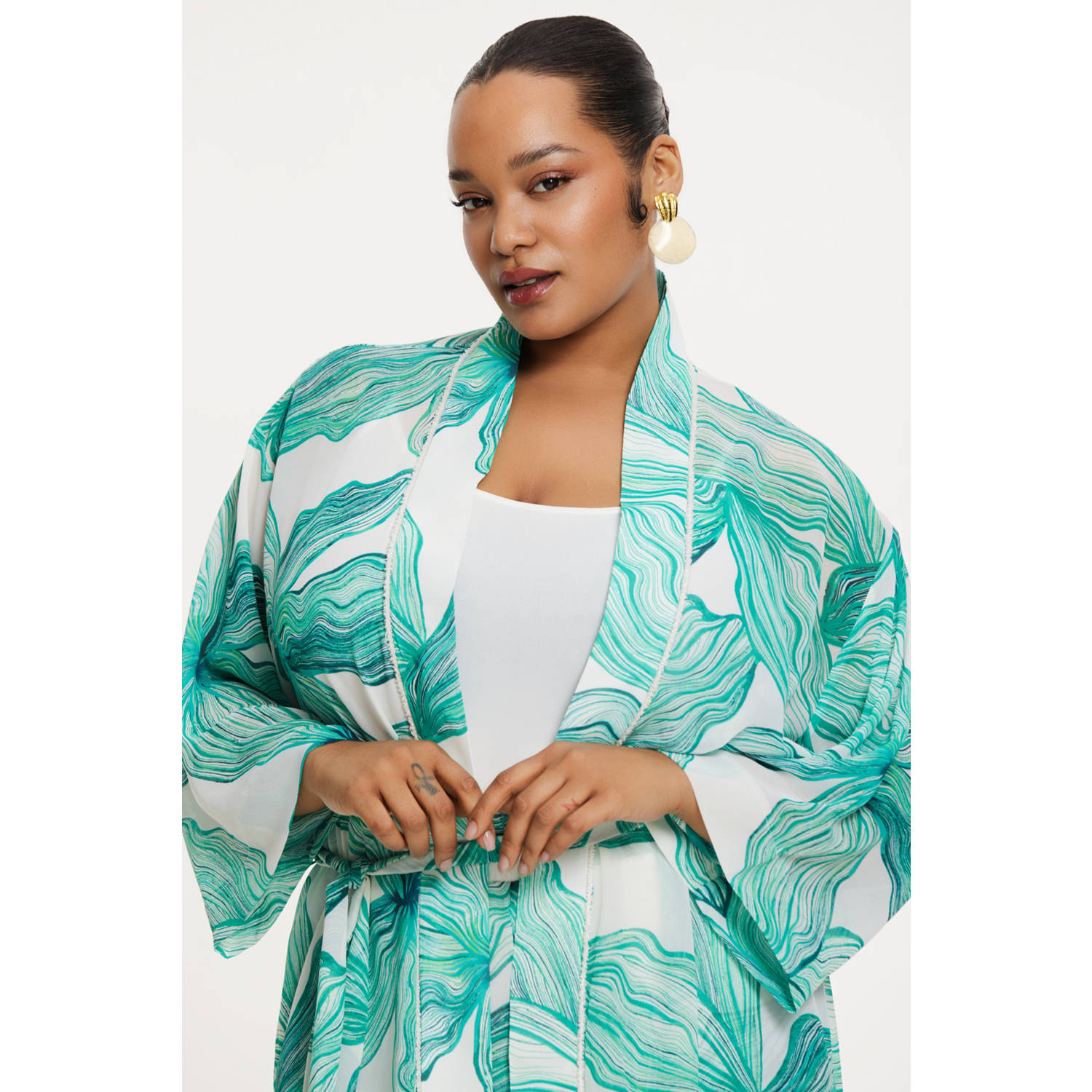 YOEK vest turquoise