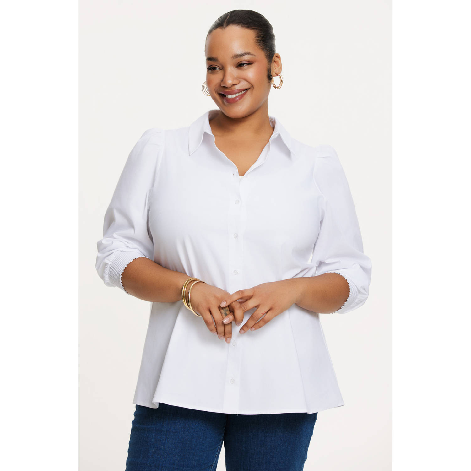 YOEK blouse wit